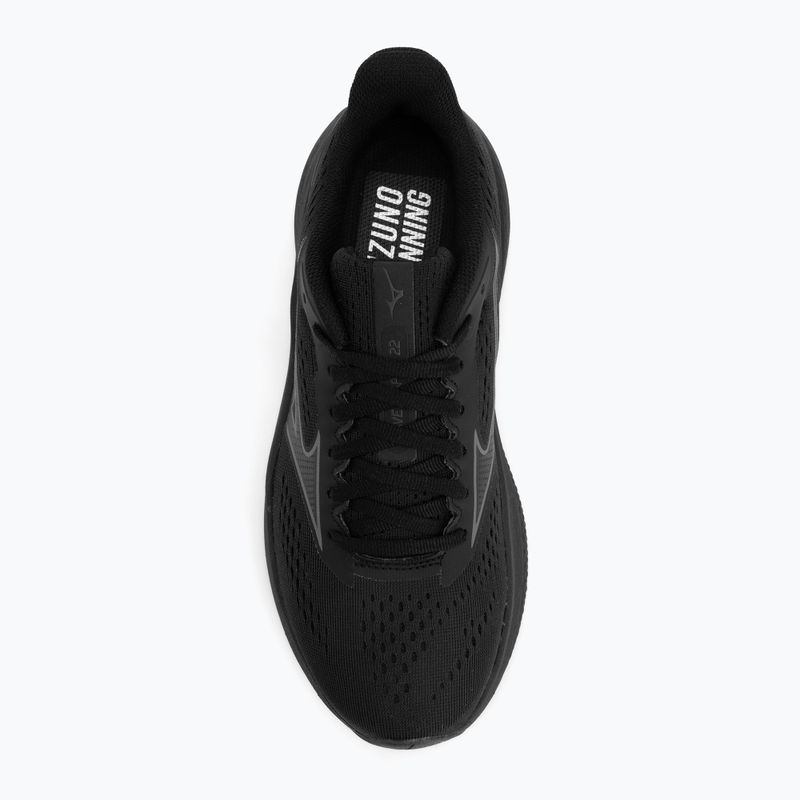 Încălțăminte de alergare pentru femei Mizuno Wave Inspire 22 black/black sand/black 5