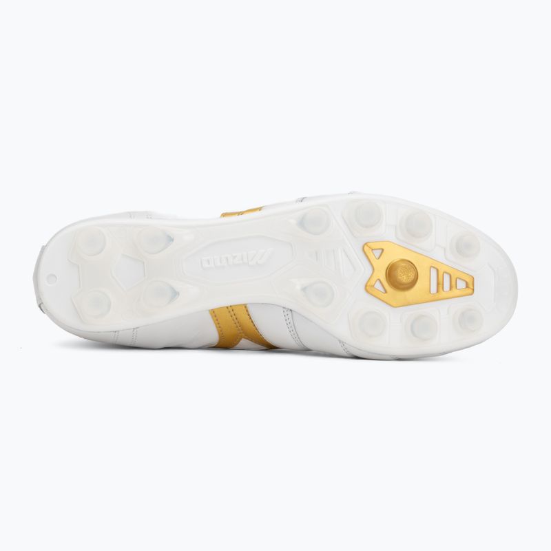 Încălțăminte de fotbal Mizuno Morelia II Japan FG white/football gold/galaxy silver 4