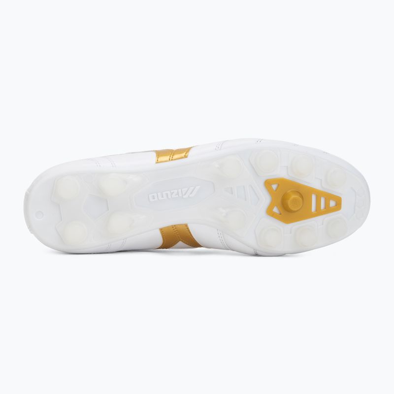Încălțăminte de fotbal Mizuno Morelia II Pro FG white/football gold/galaxy silver 4