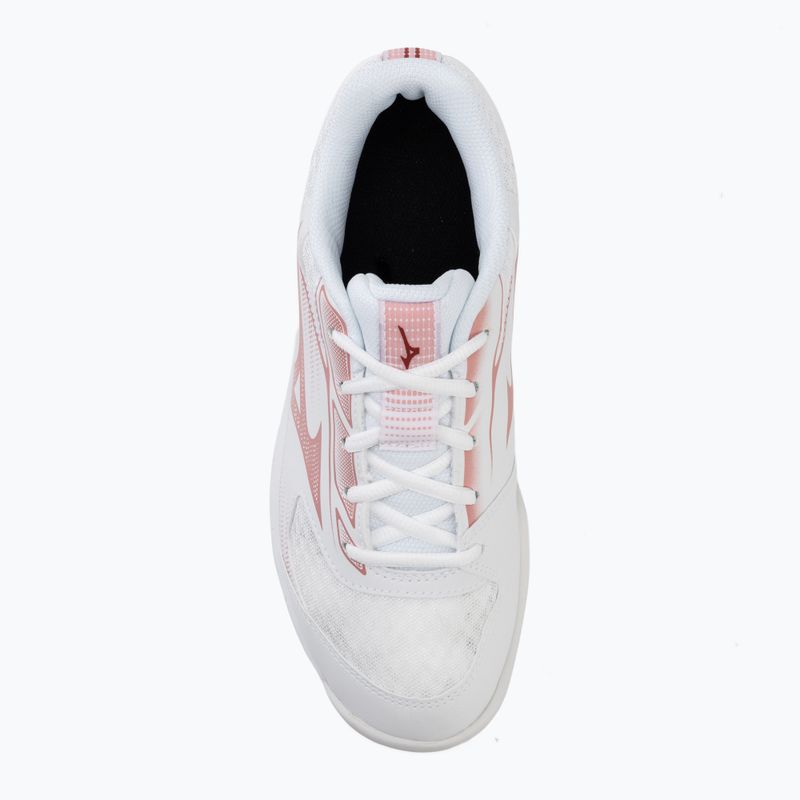 Încălțăminte de volei pentru femei Mizuno Cyclone Speed 5 white/rose elegance/lava falls 5