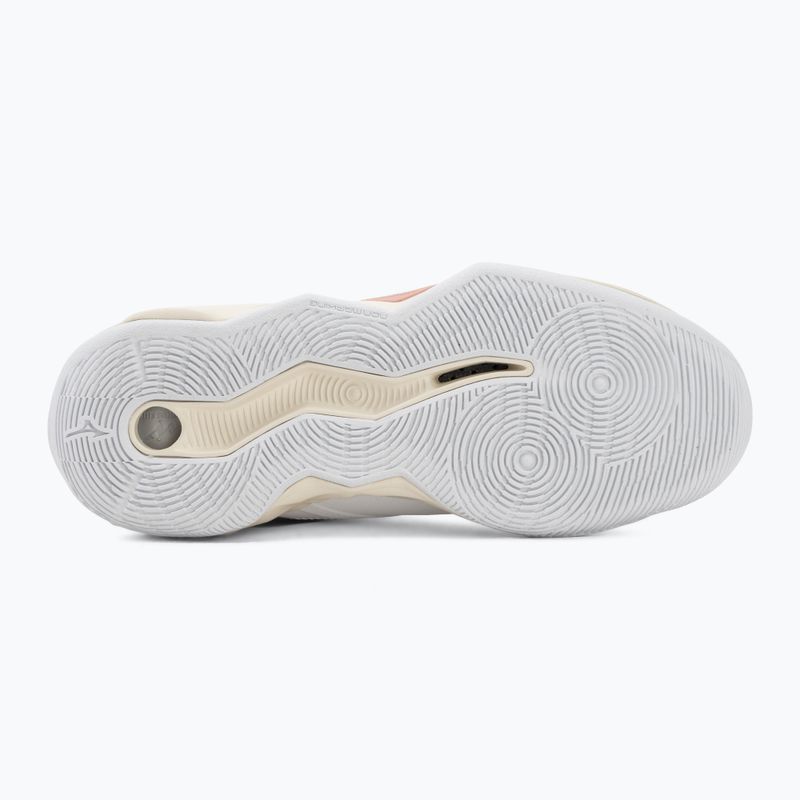 Încălțăminte de volei pentru femei Mizuno Wave Momentum Pro Mid white/rose elegance/lava falls 4