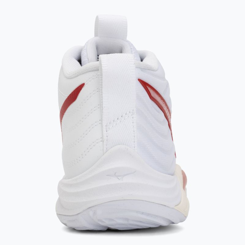 Încălțăminte de volei pentru femei Mizuno Wave Momentum Elite Mid white/rose elegance/lava falls 6