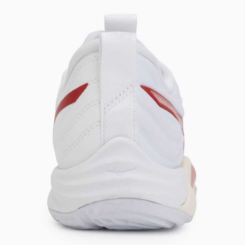 Încălțăminte de volei pentru femei Mizuno Wave Momentum Elite white/rose elegance/lava falls 6