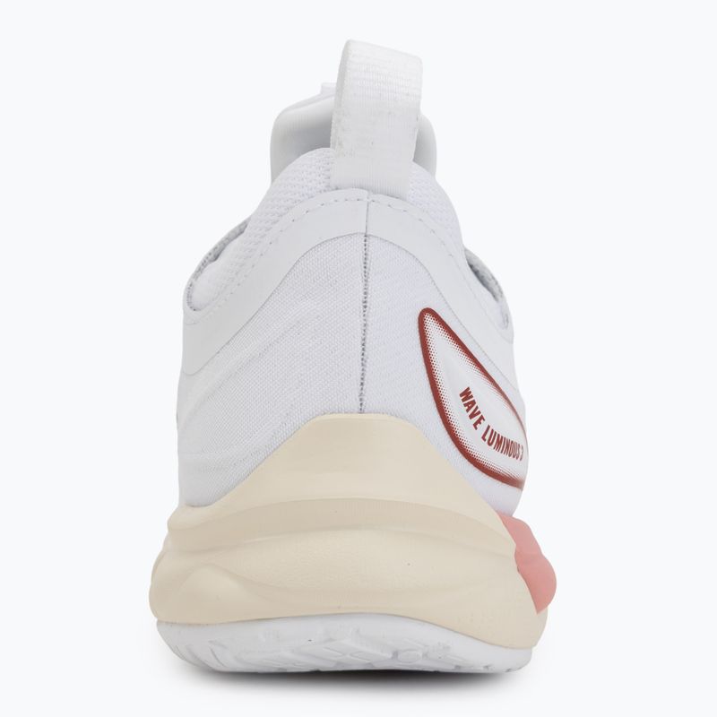 Încălțăminte de volei Mizuno Wave Luminous 3 white/rose elegance/lava falls 6