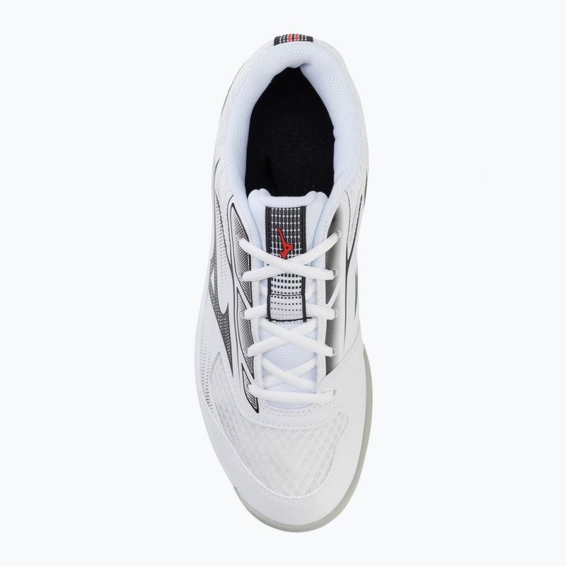 Încălțăminte de volei Mizuno Cyclone Speed 5 white/black/fiery red 5
