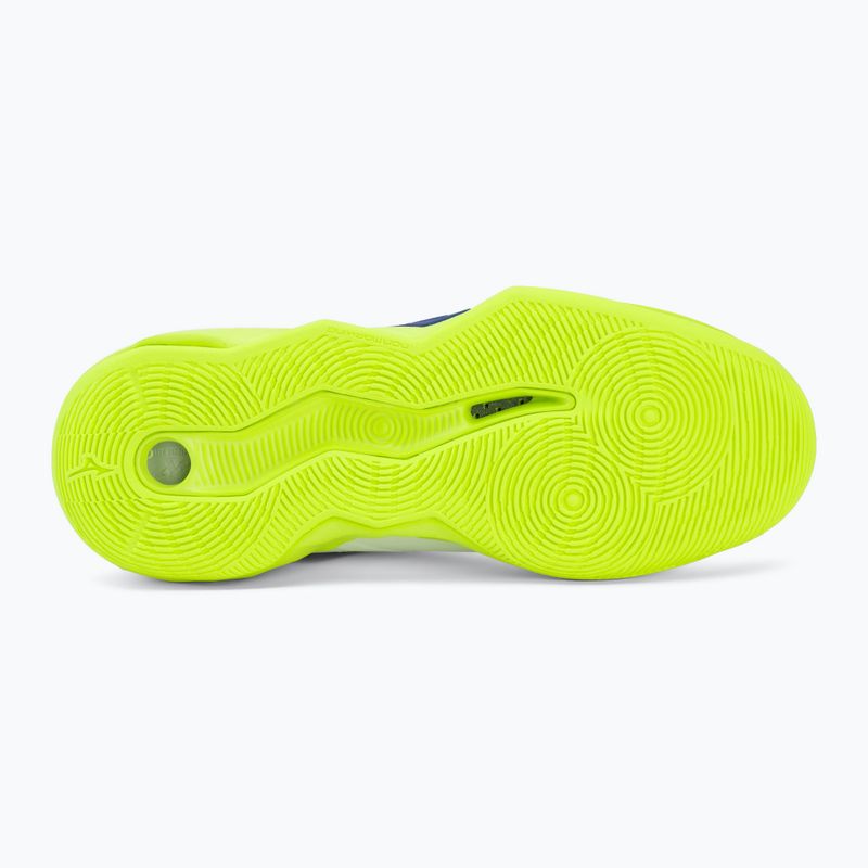 Încălțăminte de volei Mizuno Wave Momentum Pro Mid white/lightning yellow/dazzling blue 4