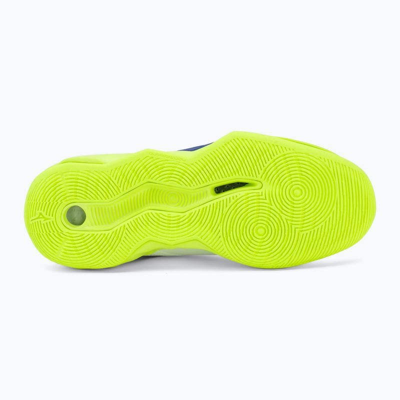Încălțăminte de volei Mizuno Wave Momentum Pro white/lightning yellow/dazzling blue 4