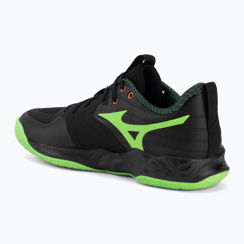 Încălțăminte de volei Mizuno Wave Momentum Pro black/glowing apple/mandarin orange 3