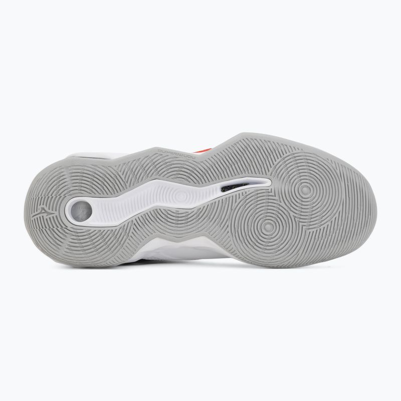 Încălțăminte de volei Mizuno Wave Momentum Pro white/black/fiery red 4
