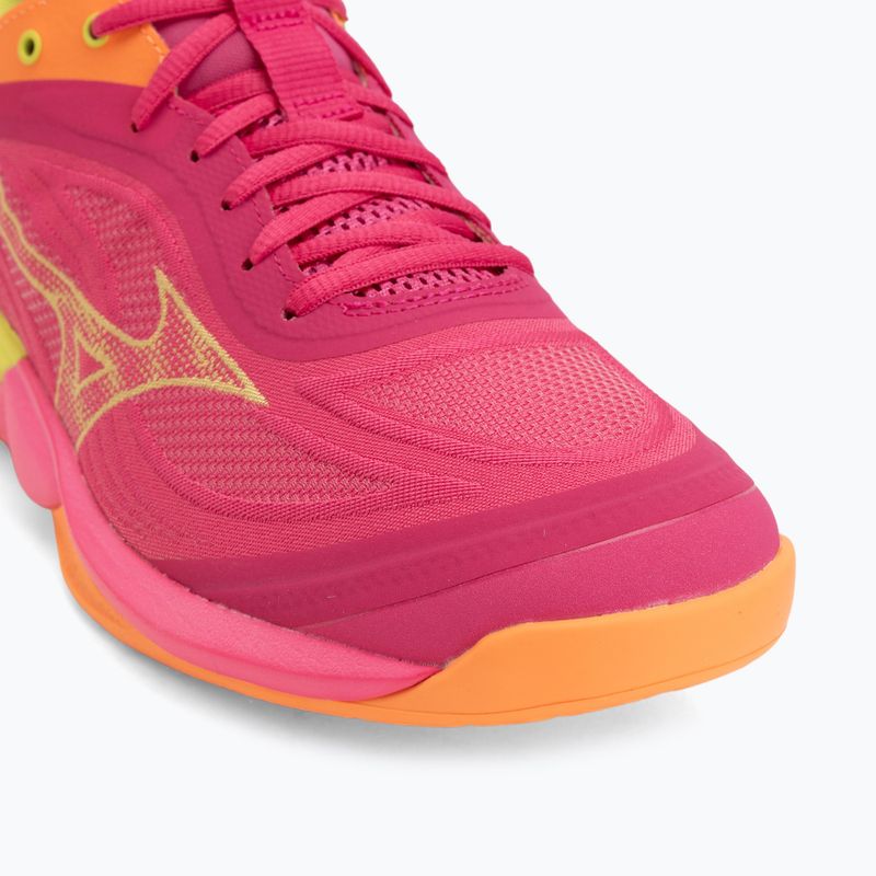 Încălțăminte de volei Mizuno Wave Luminous 3 mugen pink tetra/fortune yellow/ligh 7