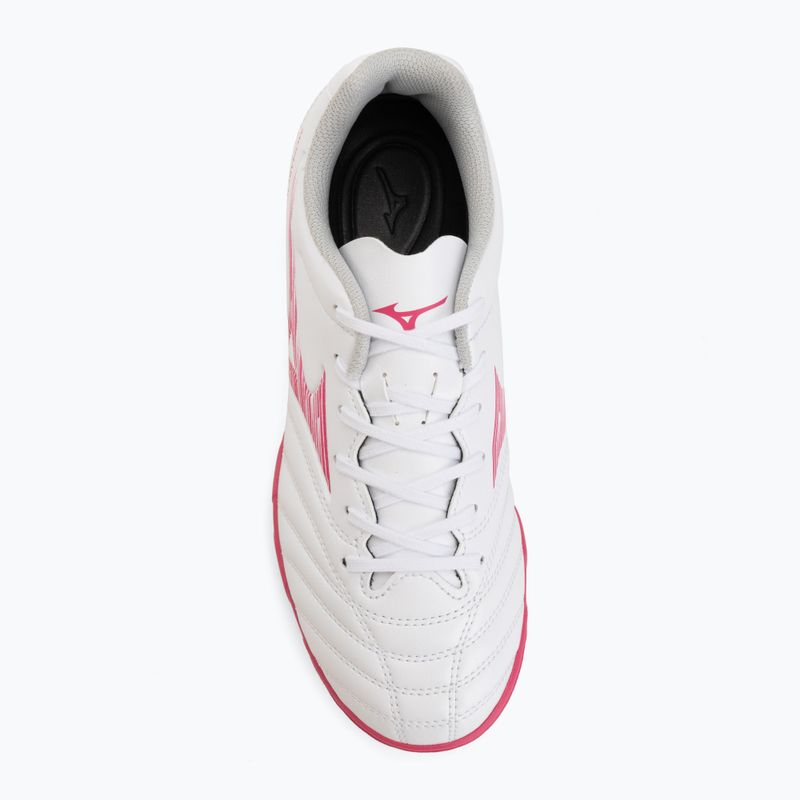 Încălțăminte de fotbal pentru copii Mizuno Monarcida Neo III Select Jr AS white/fuchsia purple 5