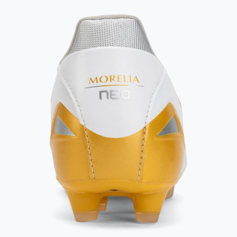 Încălțăminte de fotbal Mizuno Morelia Neo IV Pro FG white/mp gold/cool gray 3c 6
