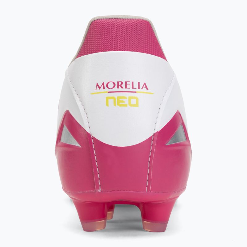 Încălțăminte de fotbal Mizuno Morelia Neo IV Pro FG white/fuchsia purple/fuchsia purple 6