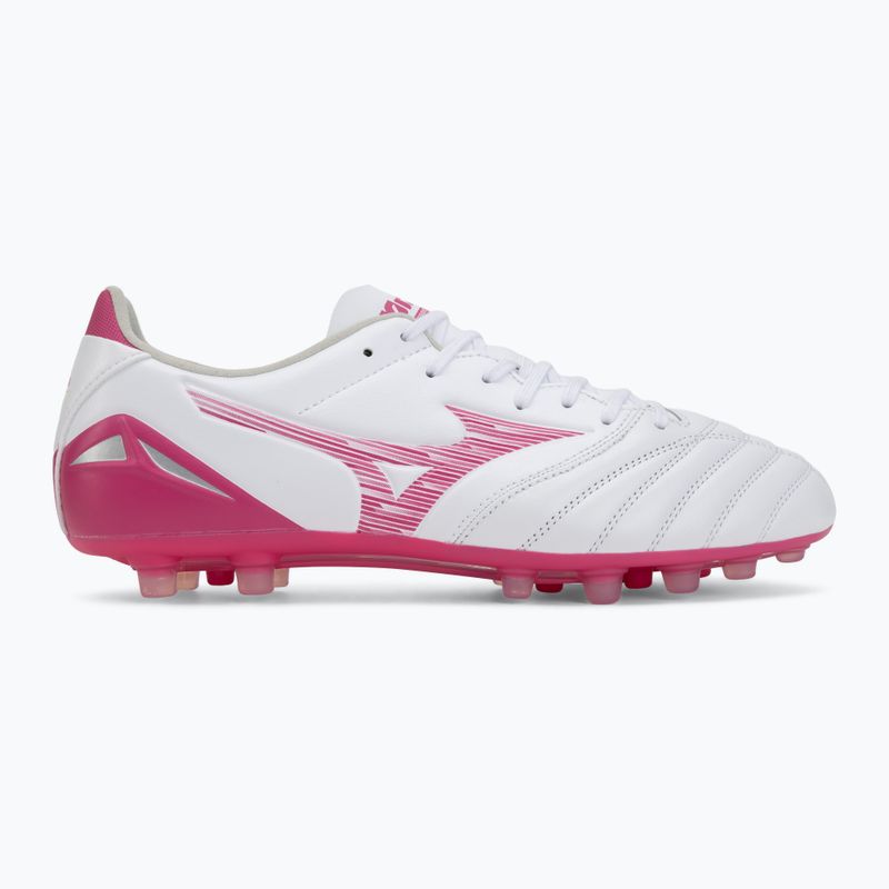 Încălțăminte de fotbal Mizuno Morelia Neo IV Pro AG white/fuchsia purple/fuchsia purple 2