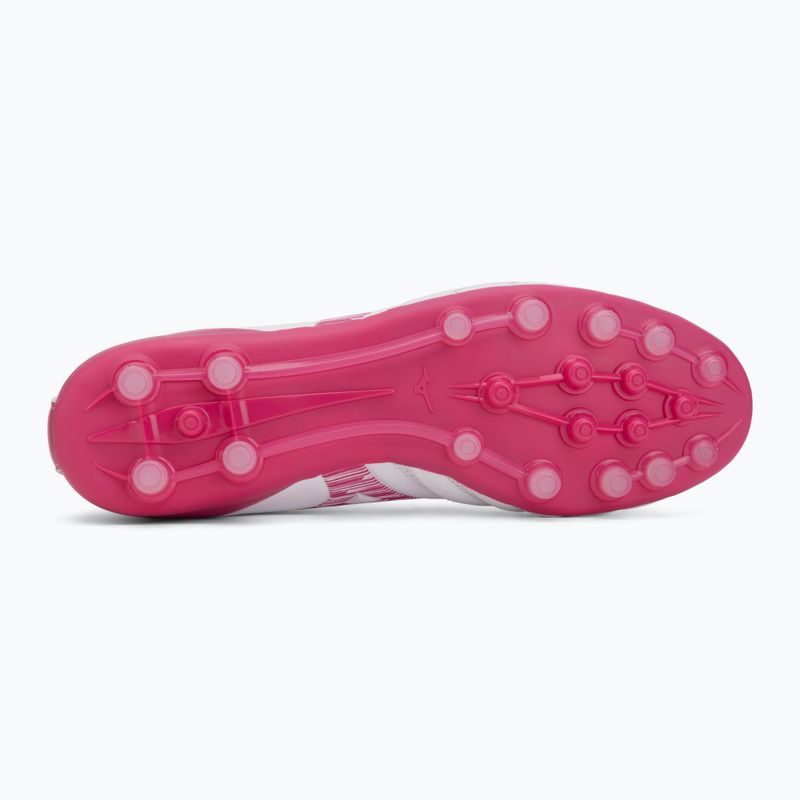 Încălțăminte de fotbal Mizuno Morelia Neo IV Pro AG white/fuchsia purple/fuchsia purple 4