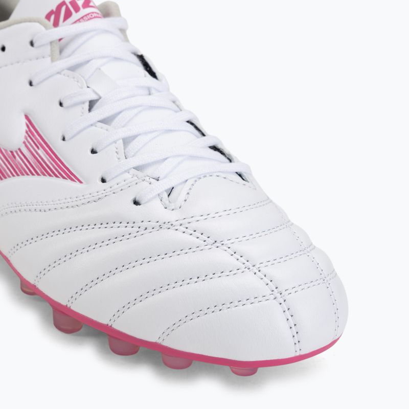 Încălțăminte de fotbal Mizuno Morelia Neo IV Pro AG white/fuchsia purple/fuchsia purple 7