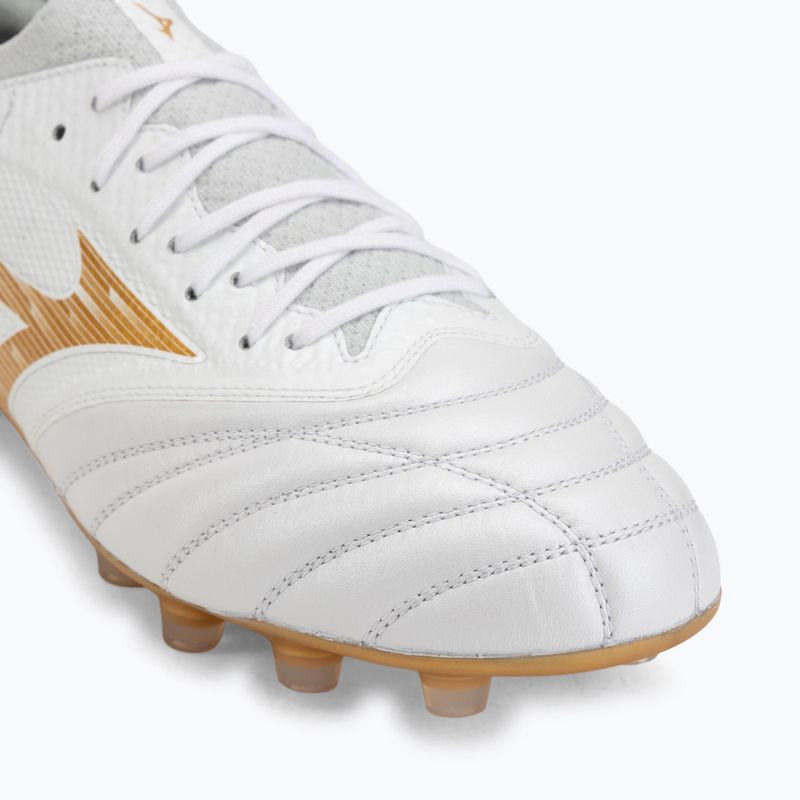 Încălțăminte de fotbal Mizuno Morelia Neo IV Beta Elite FG white/mp gold/cool gray 3c 7