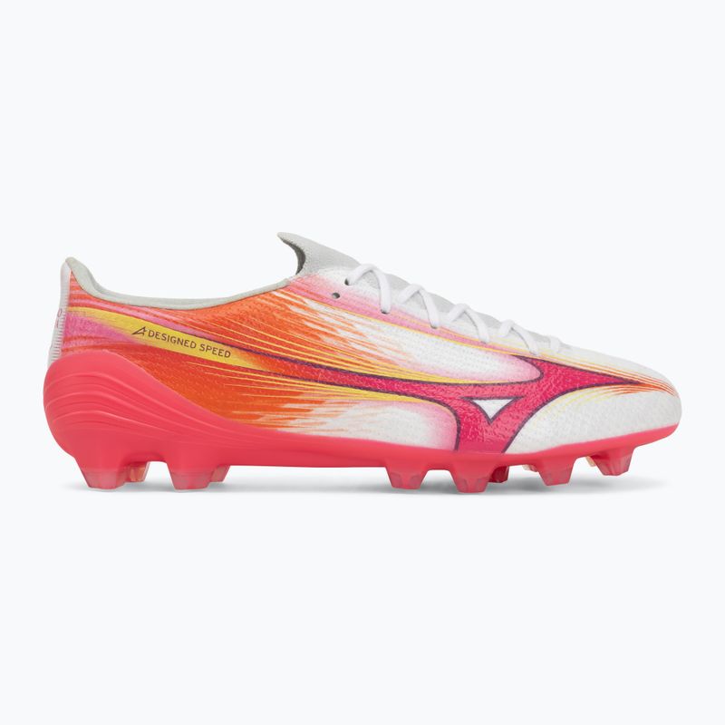 Încălțăminte de fotbal Mizuno Alfa III Pro FG white/fuchsia purple 2