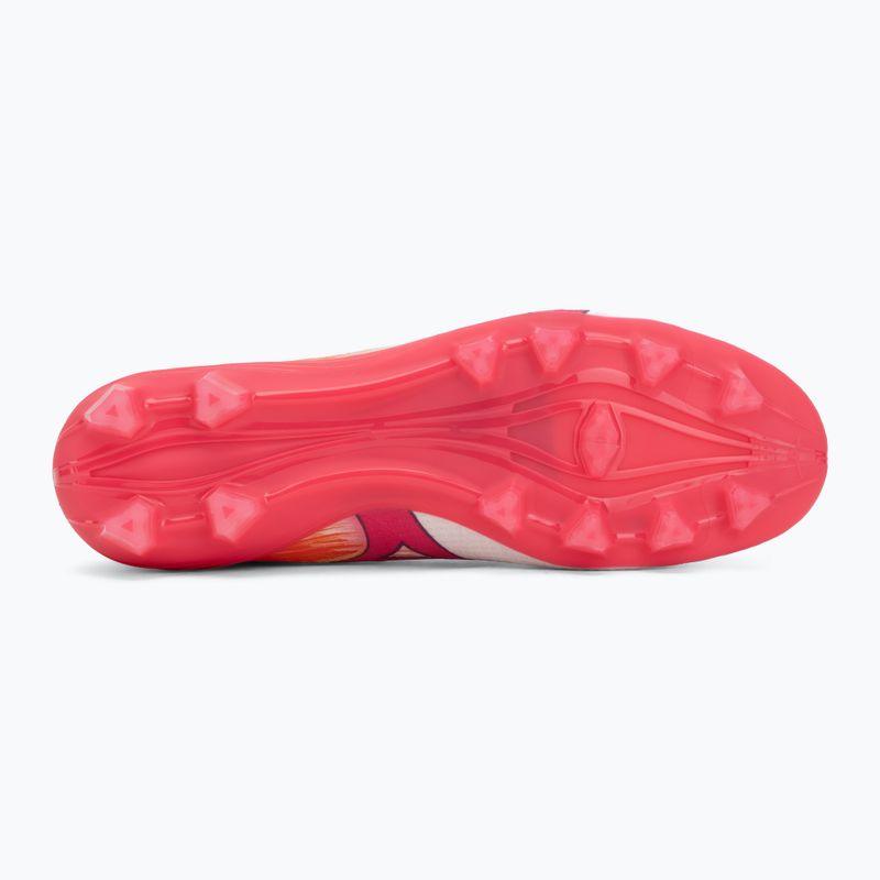 Încălțăminte de fotbal Mizuno Alfa III Pro FG white/fuchsia purple 4
