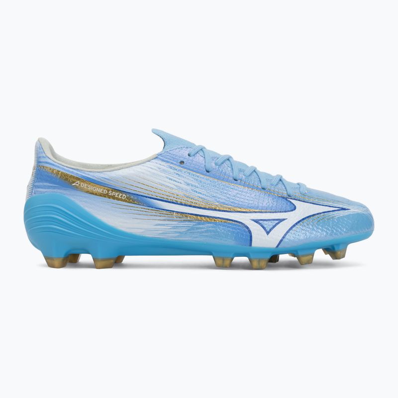 Încălțăminte de fotbal Mizuno Alfa III Elite FG celeste/white 2