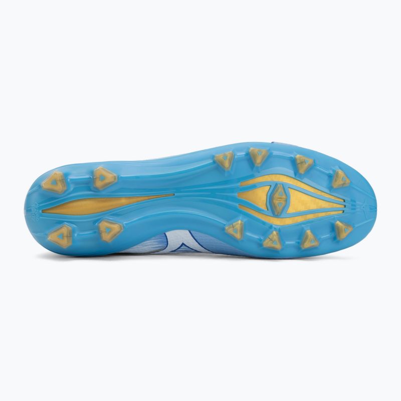 Încălțăminte de fotbal Mizuno Alfa III Elite FG celeste/white 4