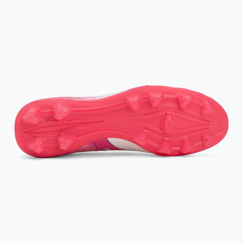 Încălțăminte de fotbal Mizuno Alfa III Select FG white/fuchsia purple 4