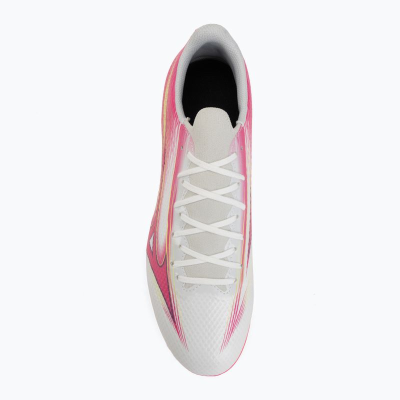 Încălțăminte de fotbal Mizuno Alfa III Select FG white/fuchsia purple 5