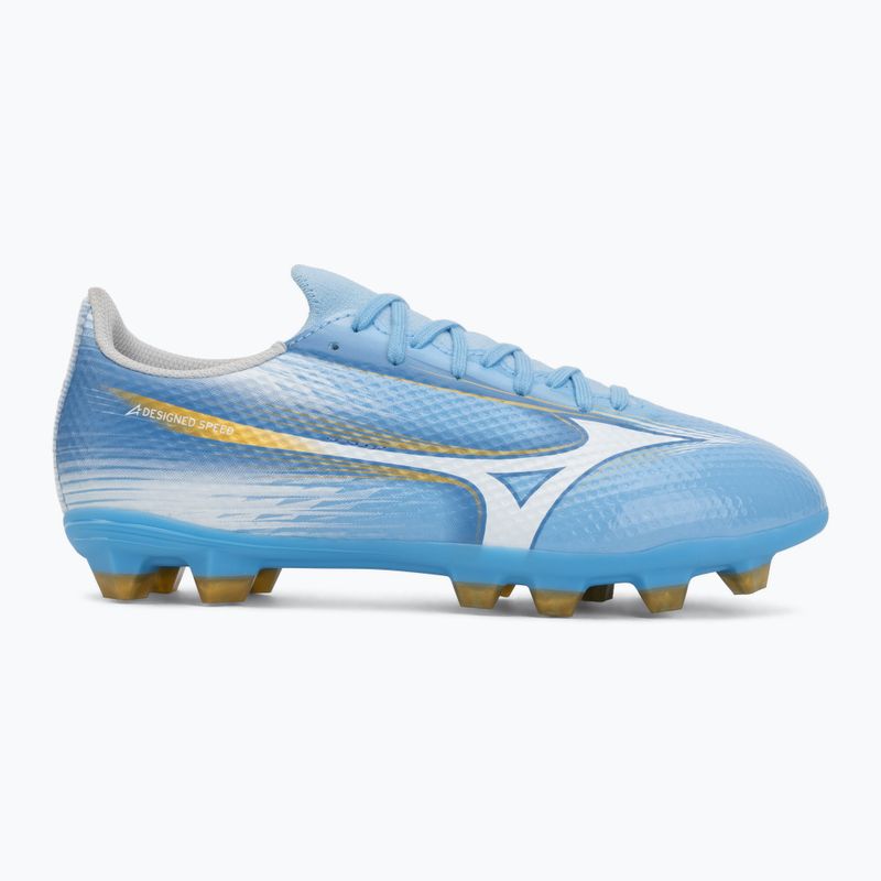Încălțăminte de fotbal pentru copii Mizuno Alfa III Select Jr FG celeste/white 2