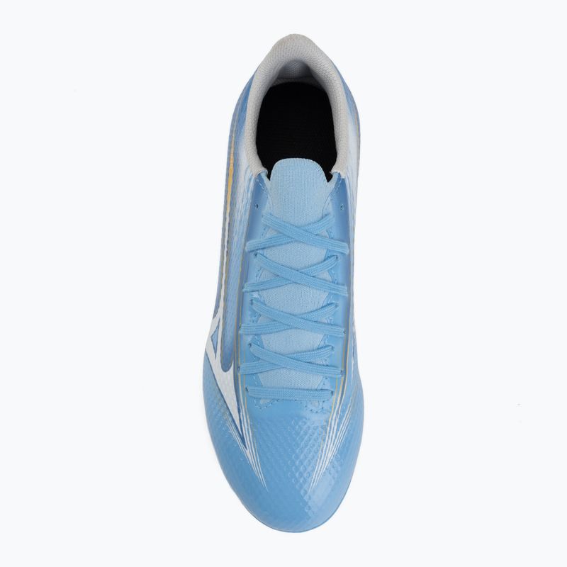 Încălțăminte de fotbal pentru copii Mizuno Alfa III Select Jr FG celeste/white 5