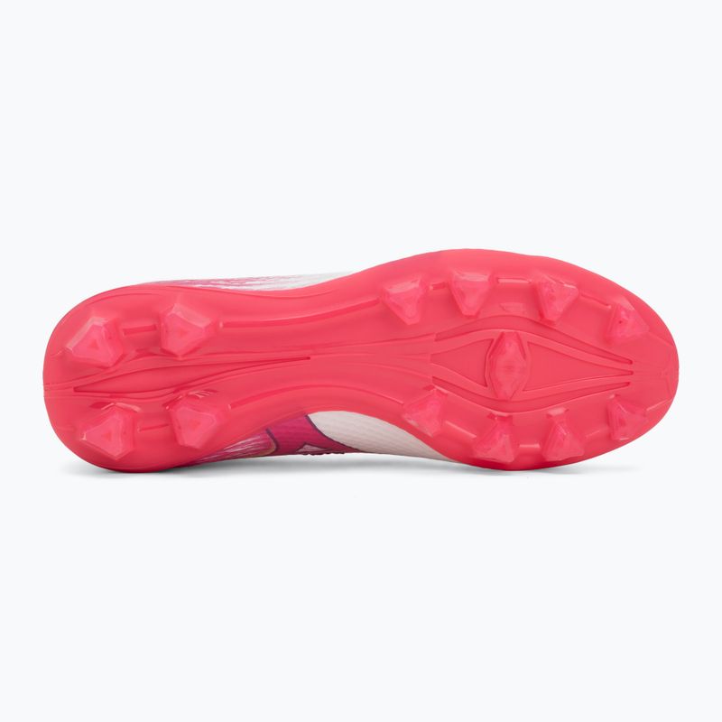 Încălțăminte de fotbal pentru copii Mizuno Alfa III Select Jr FG white/fuchsia purple 4