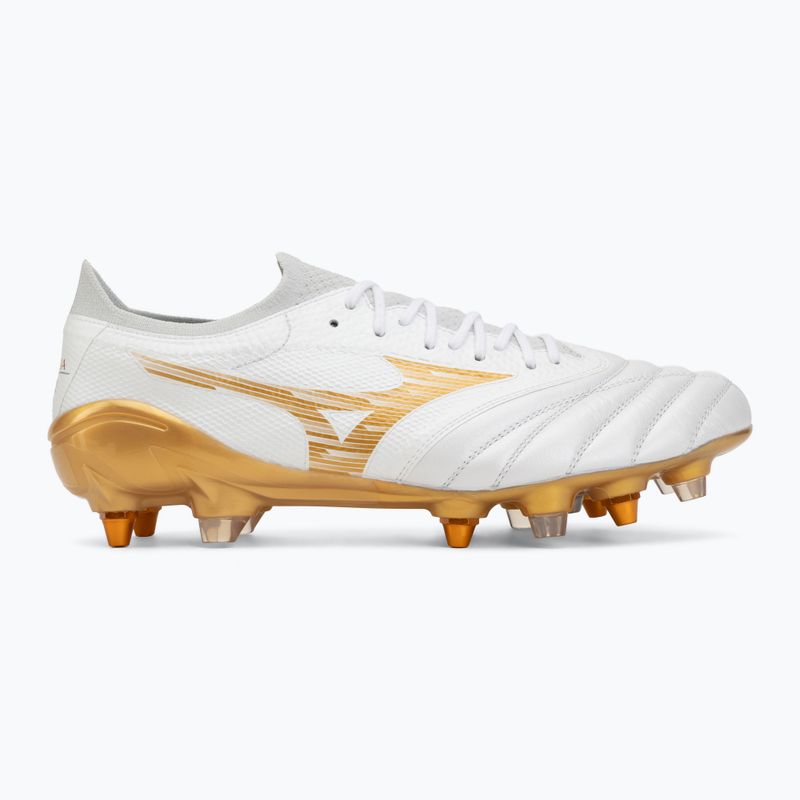 Încălțăminte de fotbal Mizuno Morelia Neo IV Beta Elite Mix white/mp gold/cool gray 3c 2
