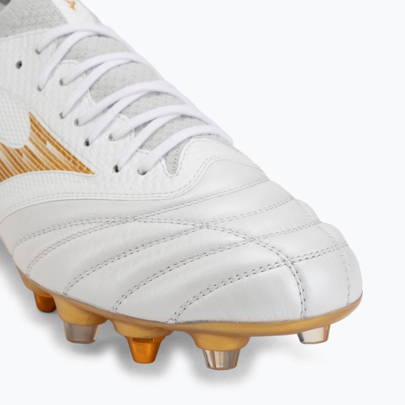 Încălțăminte de fotbal Mizuno Morelia Neo IV Beta Elite Mix white/mp gold/cool gray 3c 7