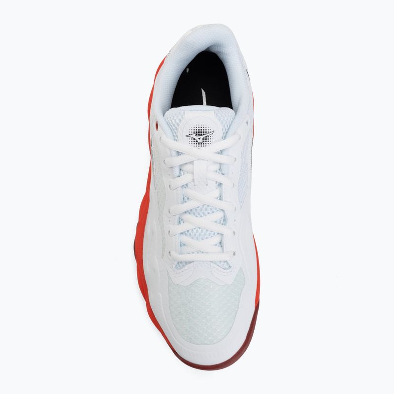 Încălțăminte de tenis pentru bărbați Mizuno Wave Enforce Court CC fiery red/white/sun-dried tomato 5