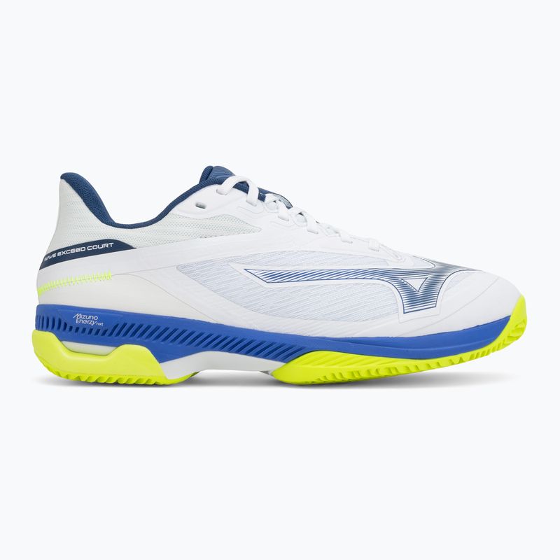 Încălțăminte de tenis Mizuno Wave Exceed Court CC white/dazzling blue/lightning 2