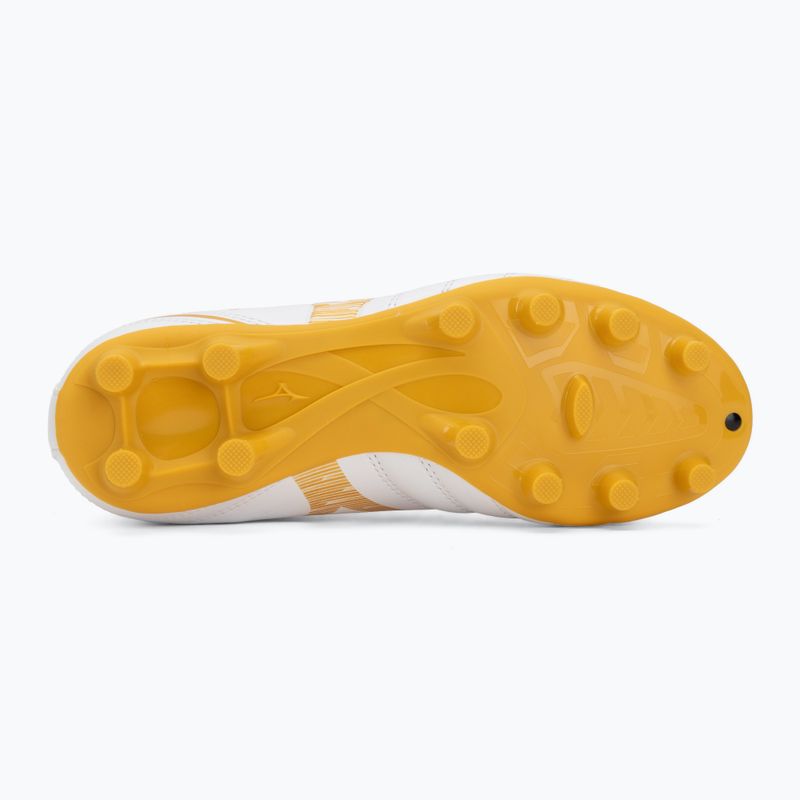 Încălțăminte de fotbal pentru copii Mizuno Monarcida Neo III Select FG white/mp gold 4