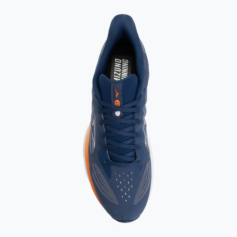 Încălțăminte de alergare pentru bărbați Mizuno Wave Skyrise 7 estate blue/white/coral rose 5
