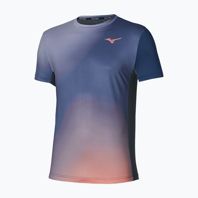 Tricou de tenis pentru bărbați Mizuno Graphic Short Sleeve Tee insigna blue