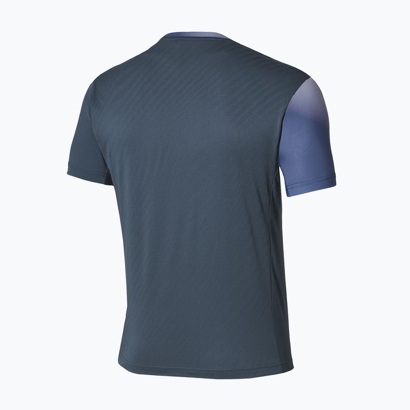 Tricou de tenis pentru bărbați Mizuno Graphic Short Sleeve Tee insigna blue 2