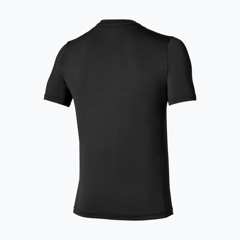 Tricou de tenis pentru bărbați Mizuno Tennis Core Short Sleeve Tee black/black 2