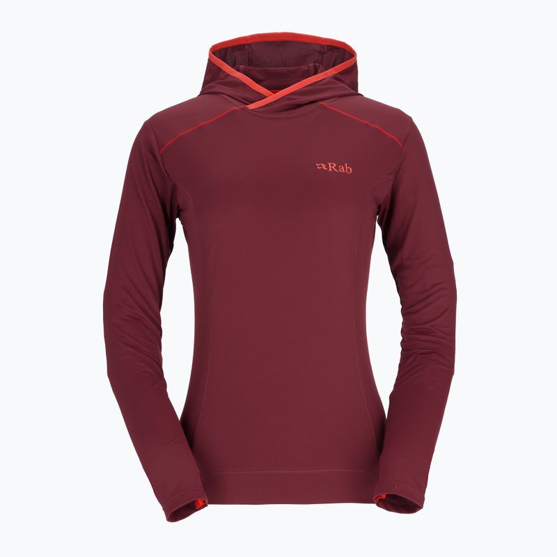 Bluză de trekking petru femei Rab Force Hoody deep heather 5