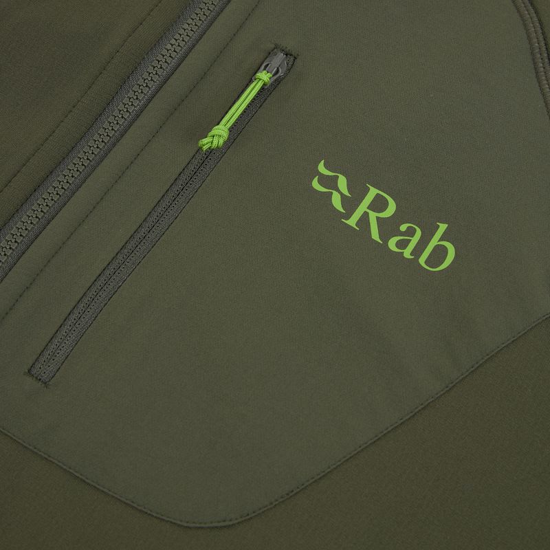 Hanorac bărbătesc Rab Superflux Hoody army QFE-89 3