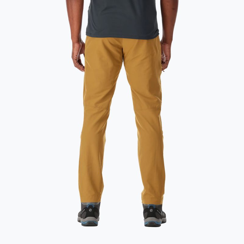 Pantaloni de trekking pentru bărbați Rab Incline maro deschis QFV-05 2