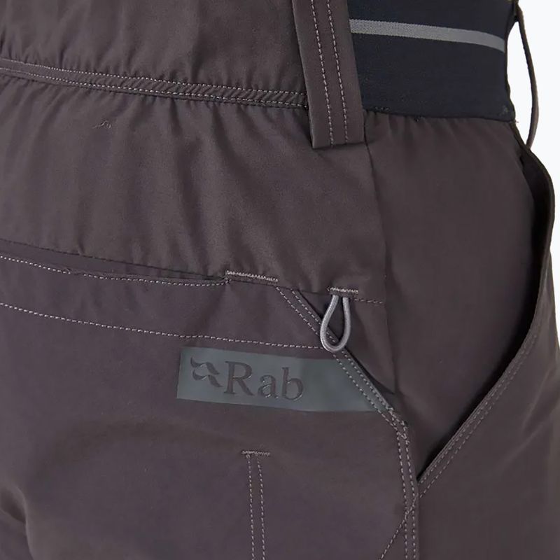 Pantaloni scurți de trekking pentru bărbați Rab Venant gri QFV-24 3