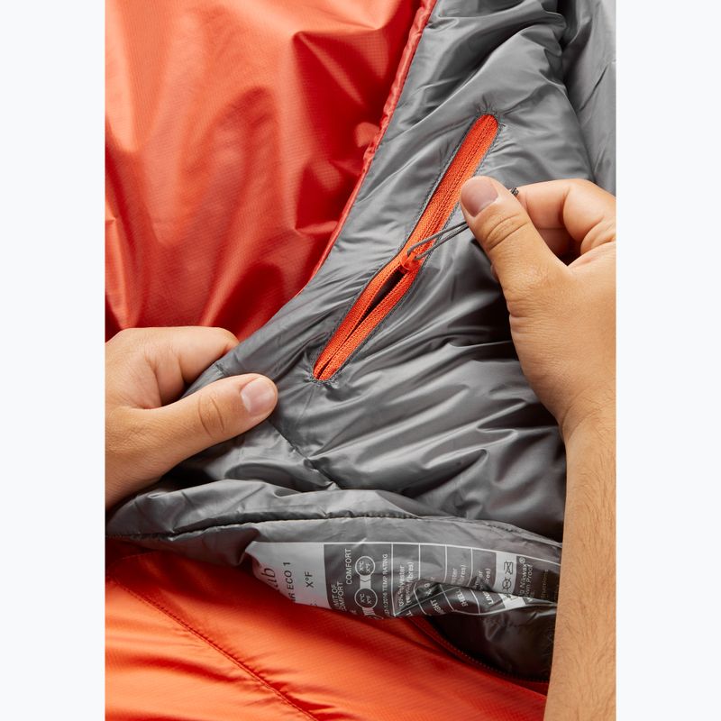Sac de dormit Rab Solar Eco 1 red clay 7
