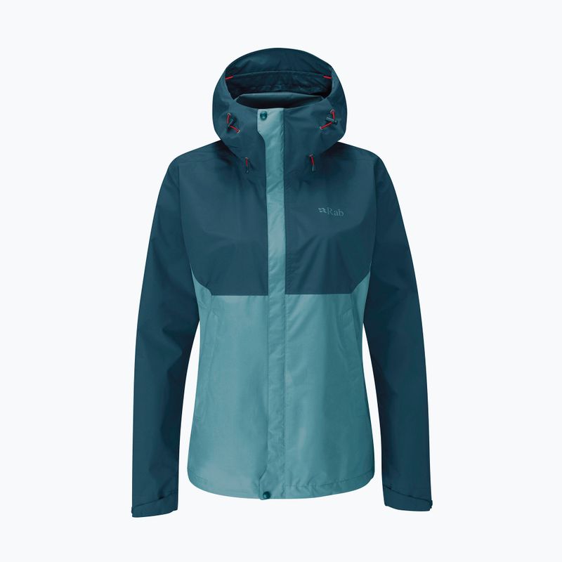 Rab Downpour Eco jachetă de ploaie pentru femei  albastru QWG-83-OBC-08 7