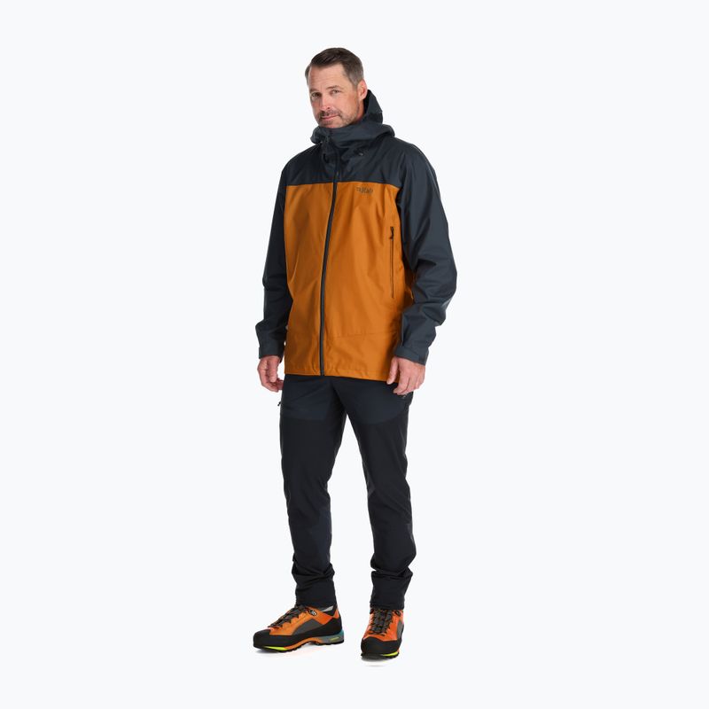 Rab Arc Arc Eco jachetă de ploaie cu membrană gri pentru bărbați QWH-07-BEM-SML 3