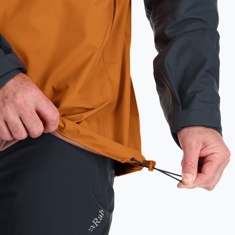 Rab Arc Arc Eco jachetă de ploaie cu membrană gri pentru bărbați QWH-07-BEM-SML 8