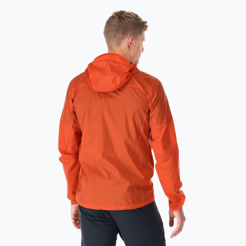 Jachetă rezistentă la vânt pentru bărbați Rab Vital Hoody firecracker 2