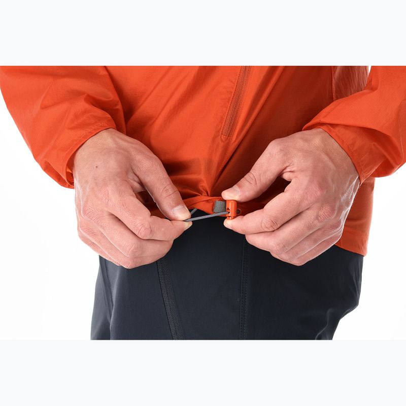 Jachetă rezistentă la vânt pentru bărbați Rab Vital Hoody firecracker 5