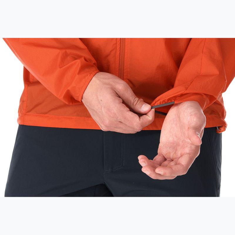 Jachetă rezistentă la vânt pentru bărbați Rab Vital Hoody firecracker 6